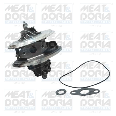 Core assembly, turbocharger